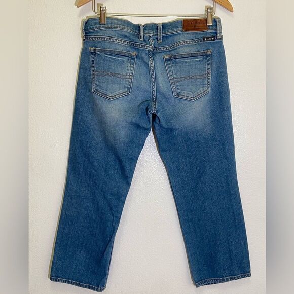 Lucky Brand - Sweet'n Crop Jeans Medium Wash Straight Leg  Low Rise - size 6/28 - Picture 2 of 10
